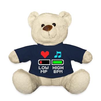 NIEDRIGE MP HOHE BPM Pixel Art Gaming Musik - Teddy - French Navy - Vorne