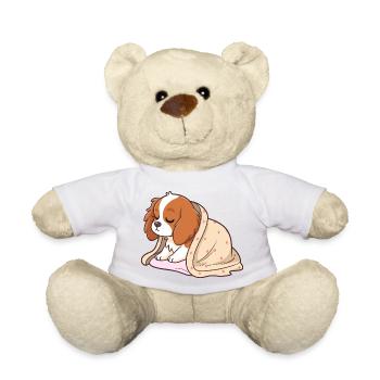 Sleeper puppy under cover - Teddy Bear - golden orange - Front