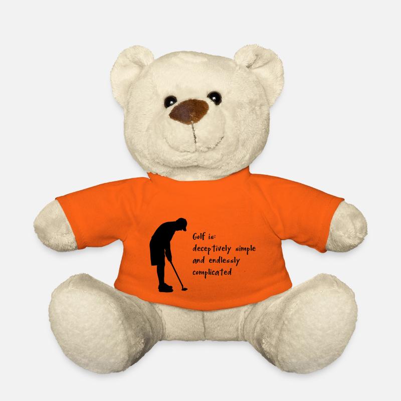 Golf - Nounours - orange doré