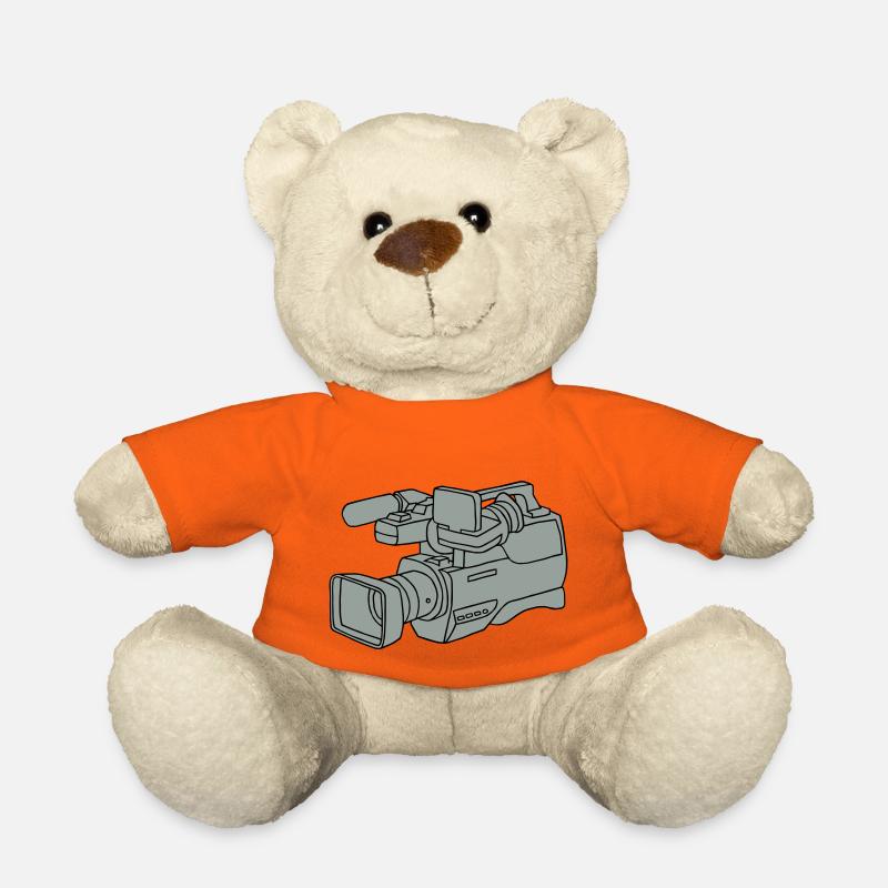 Caméra vidéo 2 - Nounours - orange doré