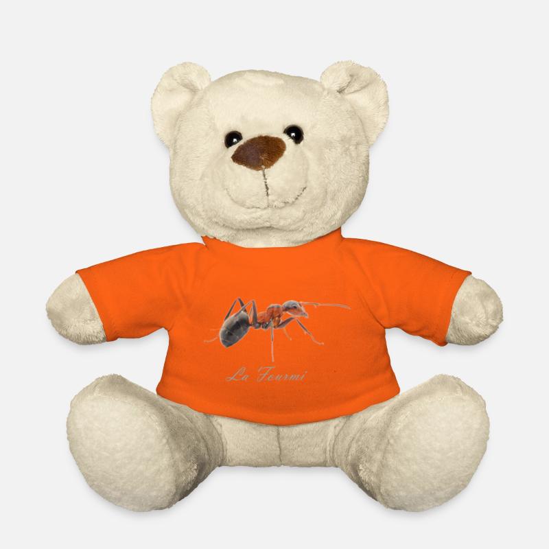 la fourmi - Nounours - orange doré
