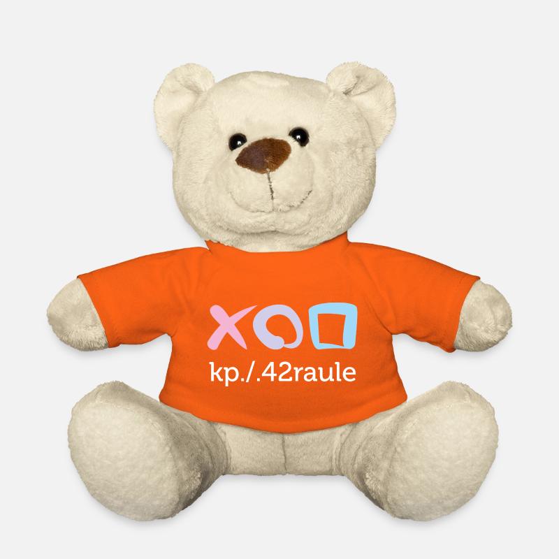 Raule - Teddy Bear - golden orange