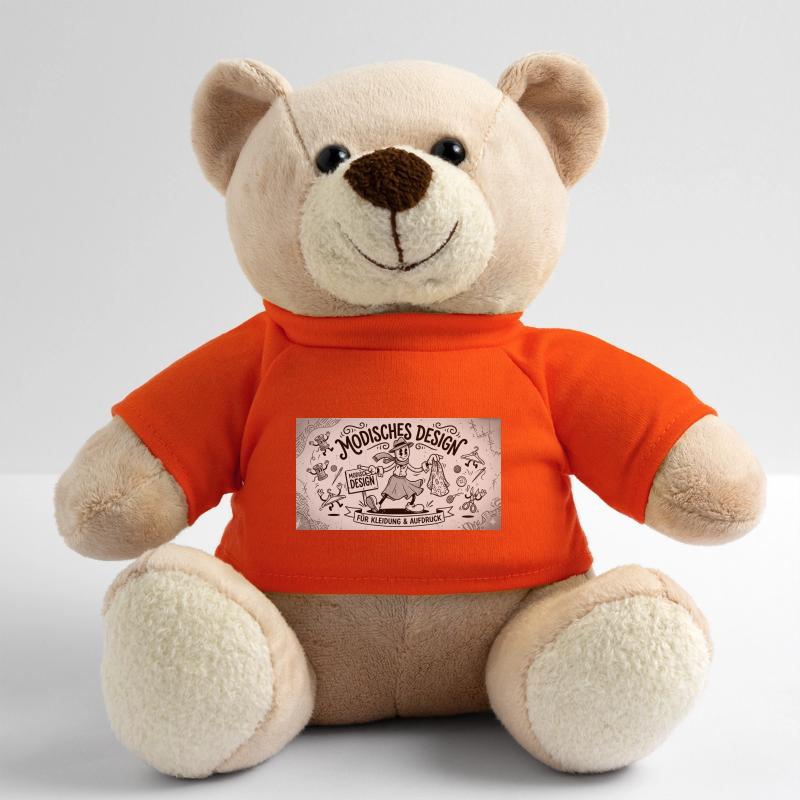 Nähkunst Modedesign Comic Teddy