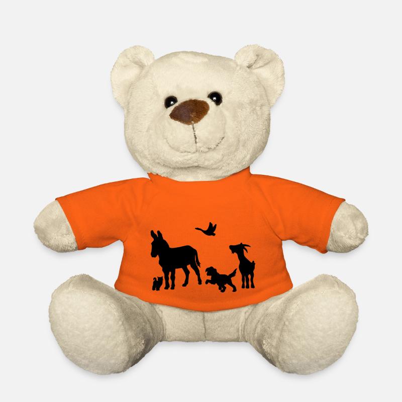 Logo - Tiere im Einklang - Teddy - Goldorange