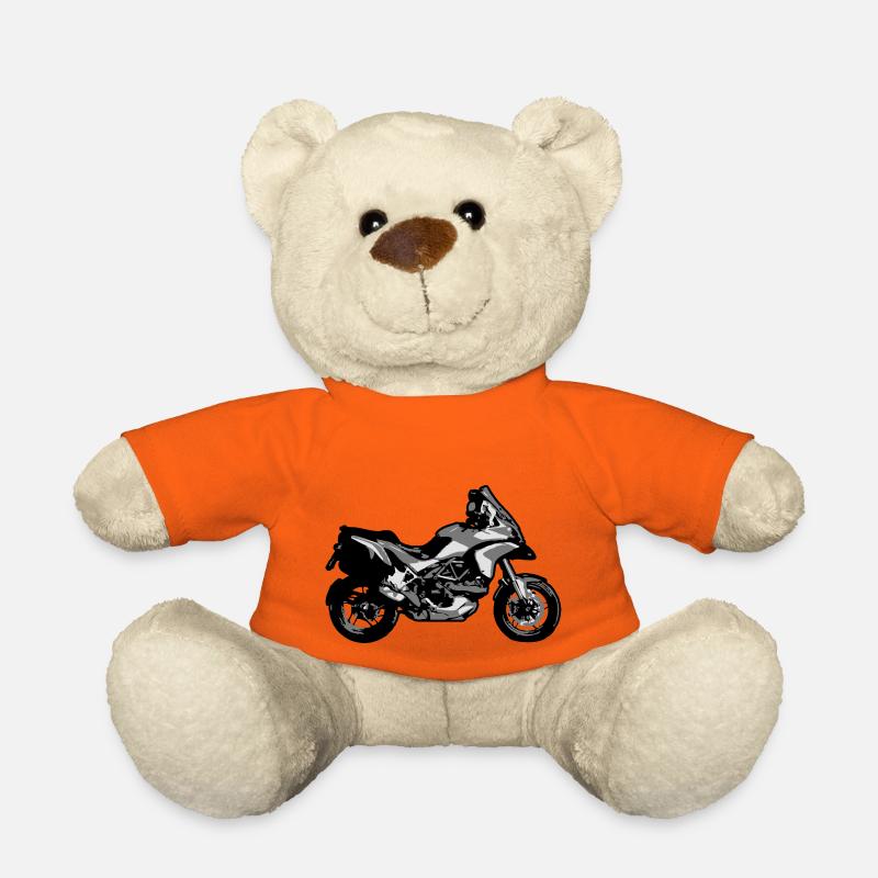 motorcycle enduro - Teddy Bear - golden orange