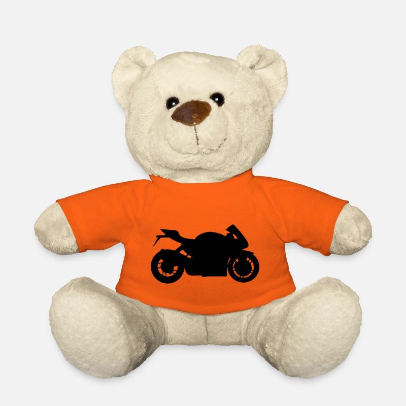 Motorrad - Teddy - Goldorange