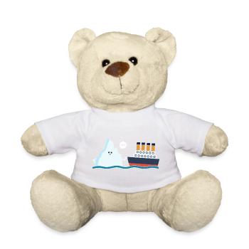 Titanic Funny Titanic und I-ceberg Poke Parodie - Teddy - Goldorange - Vorne