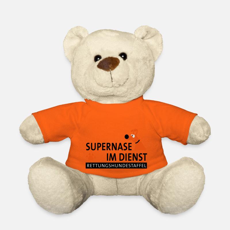 Supernase im Dienst - Teddy - Goldorange