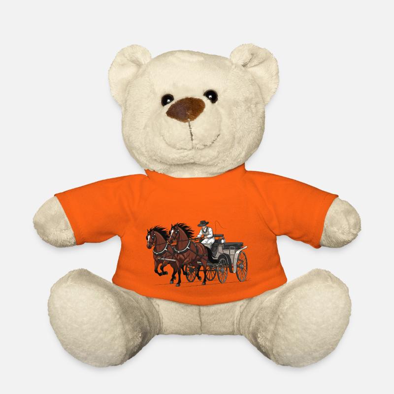 Pferdekutsche - Teddy - Goldorange