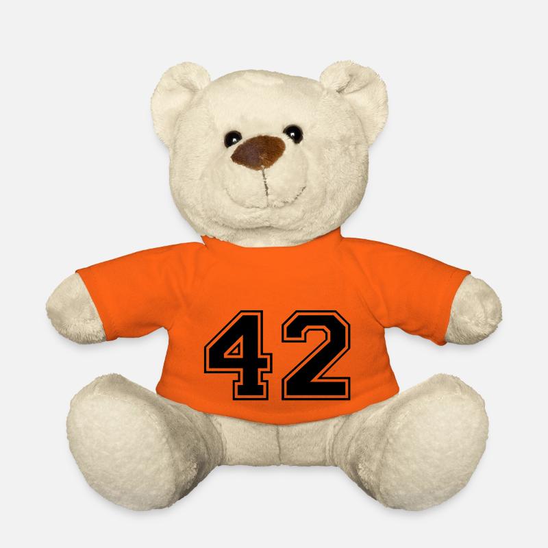 42 - Teddy Bear - golden orange