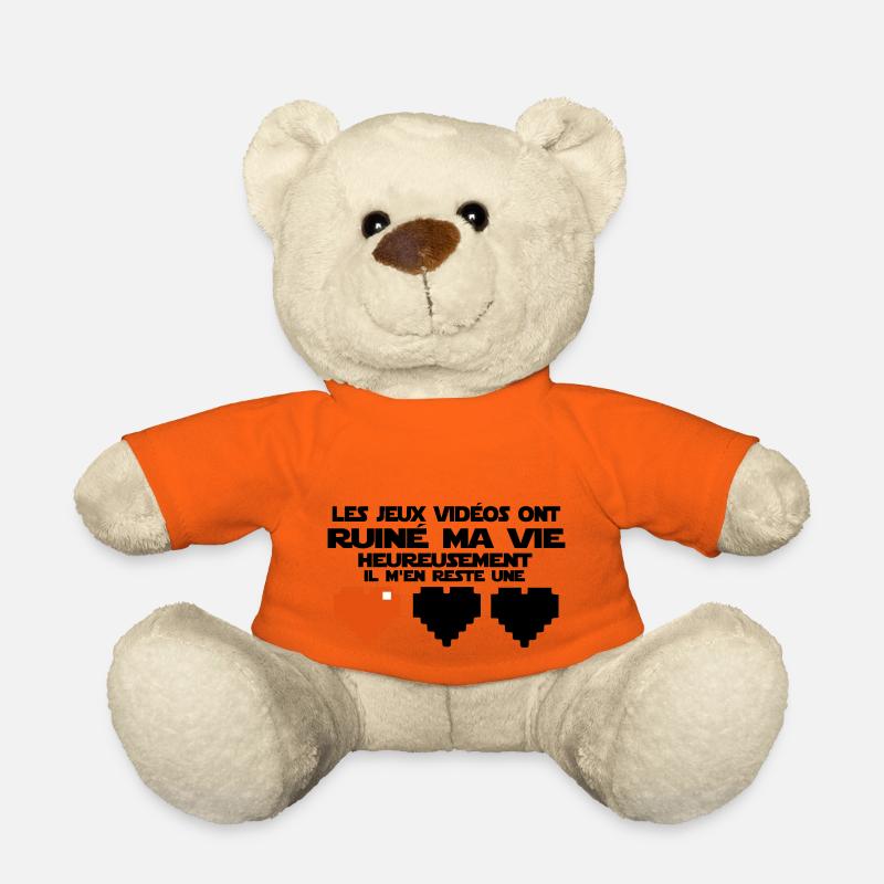 il m'en reste une(vie) - Nounours - orange doré