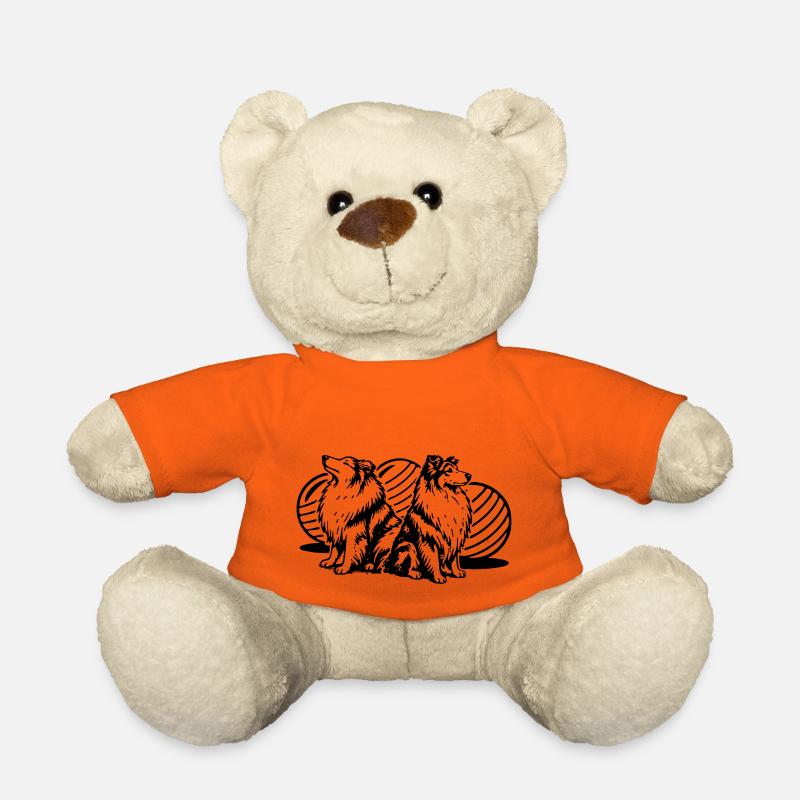 Driftball (colorable) - Nounours - orange doré