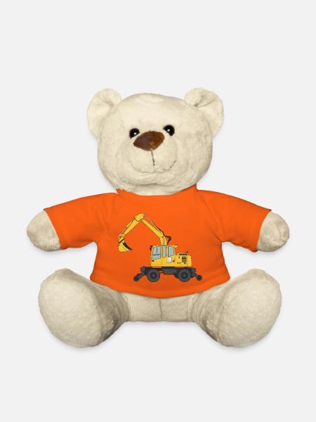 Zweiwegebagger Bagger Gleisbau - Teddy - Goldorange