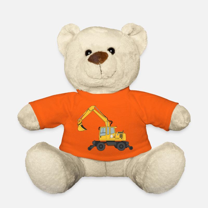 Zweiwegebagger Bagger Gleisbau - Teddy - Goldorange