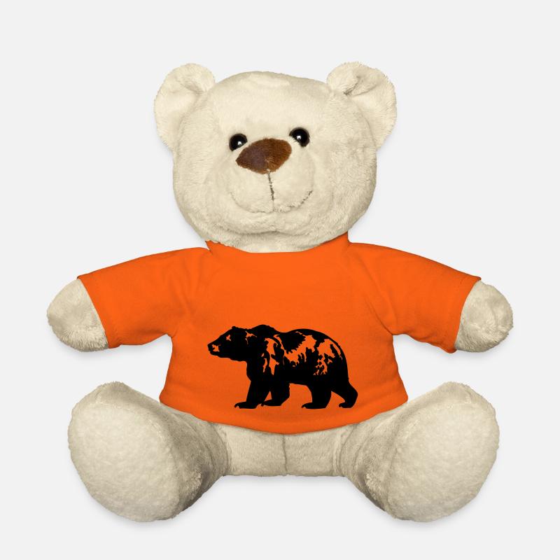 grizzly - Nounours - orange doré