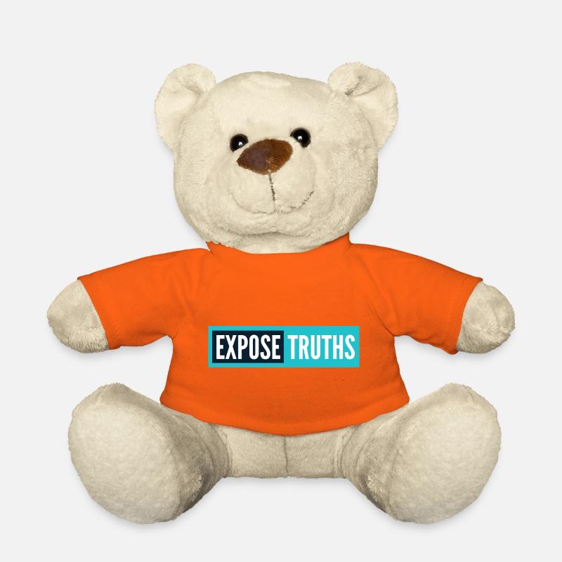 Expose Truths - Teddy Bear - golden orange