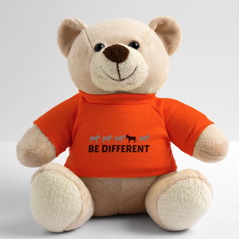 text anders be different esel pferd pony klein pac Teddy