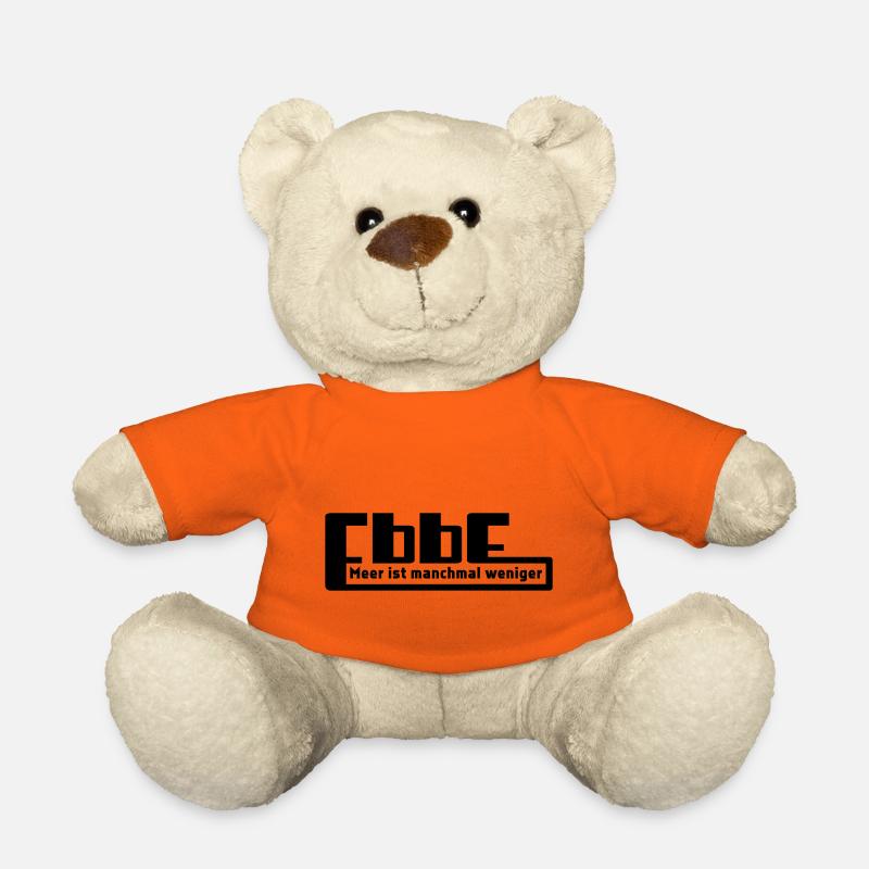 Low tide - the sea is sometimes less - Teddy Bear - golden orange