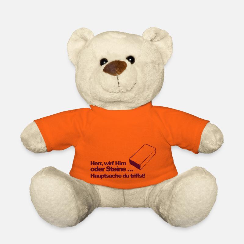Hirn oder Steine (md) - Teddy - Goldorange