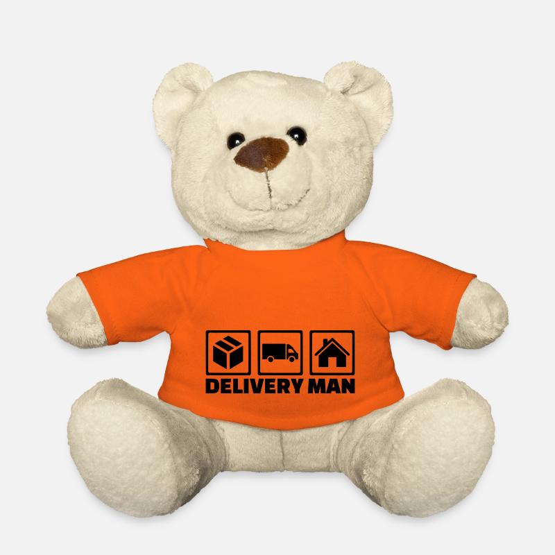 Paketbote - Teddy - Goldorange