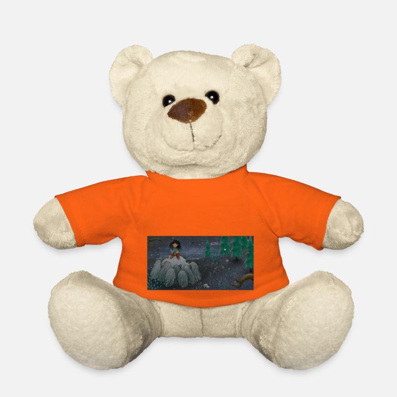 Ronja1 - Teddy Bear - golden orange