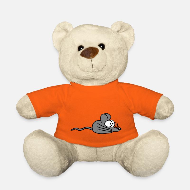 Maus Mäuschen Süße Kleine Ratte Nager Freundlich - Teddy - Goldorange
