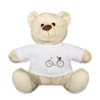 Spruch Hätte Hätte - Fahrrad - Kette - Teddy - Goldorange - Vorne