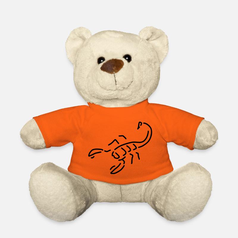 skorpion gift - Teddy - Goldorange