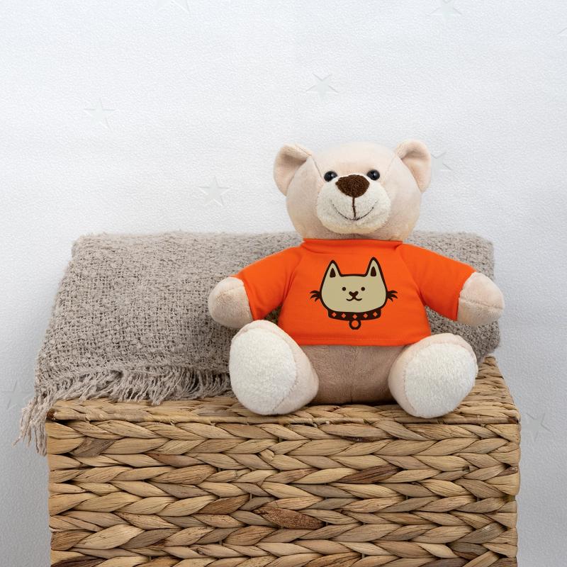 Cat Comic Teddy Bear