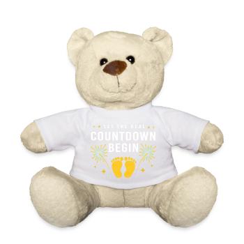 Gender Reveal Neujahr - Teddy - Goldorange - Vorne