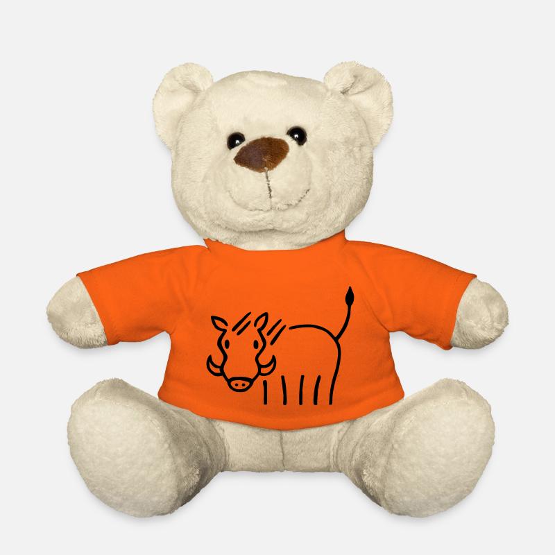 Warthog - Nounours - orange doré