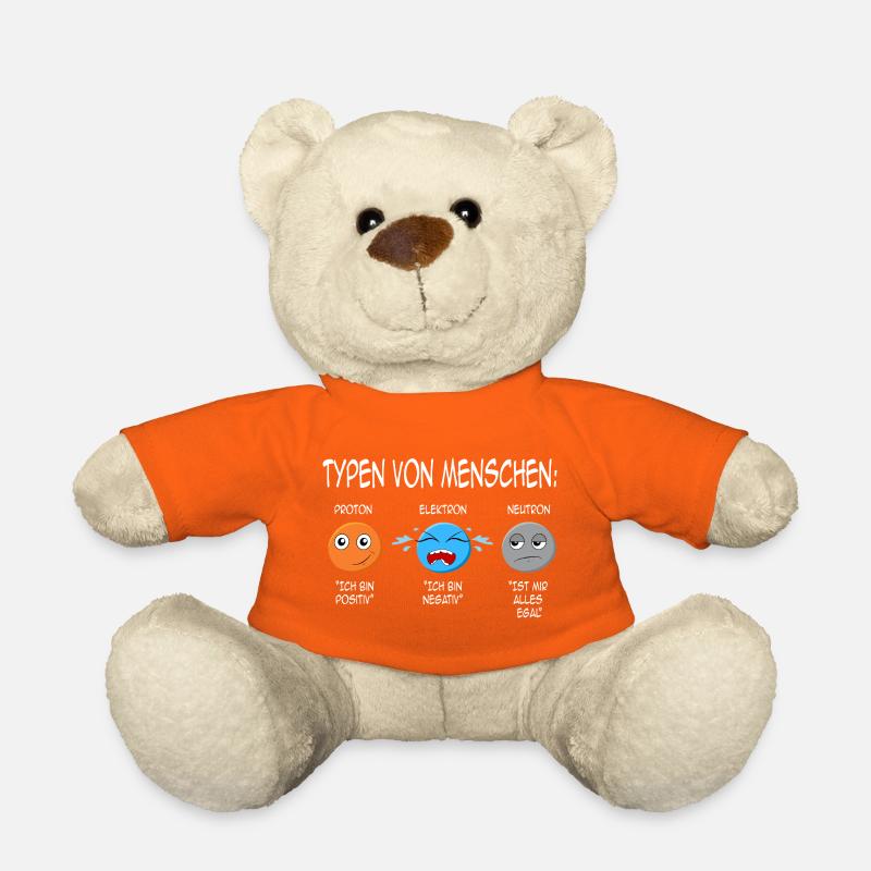 Physik Phyiker Lehrer Wissenschaft lustiger Spruch - Teddy - Goldorange