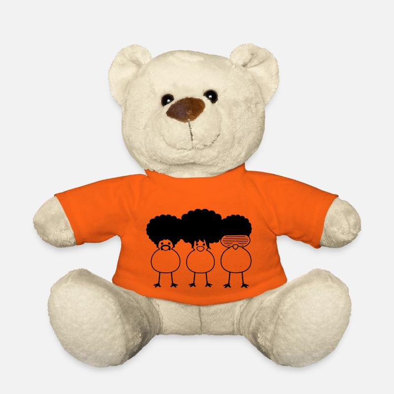 Funky Chicks - Teddy Bear - golden orange