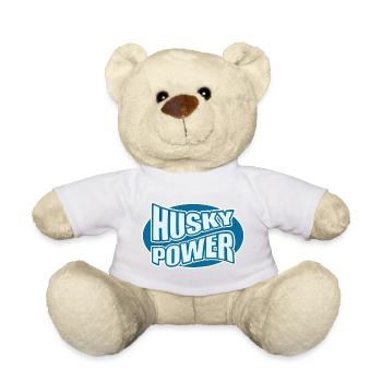 Husky Power Typo-Design - Teddy - Goldorange - Vorne
