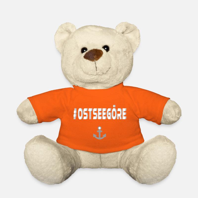 Ostseegöre mit Anker V.2 - Urlaubsreif - Teddy - Goldorange