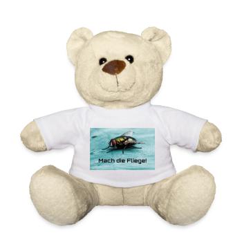 Bow tie motif: Make the bow tie! - Teddy Bear - golden orange - Front