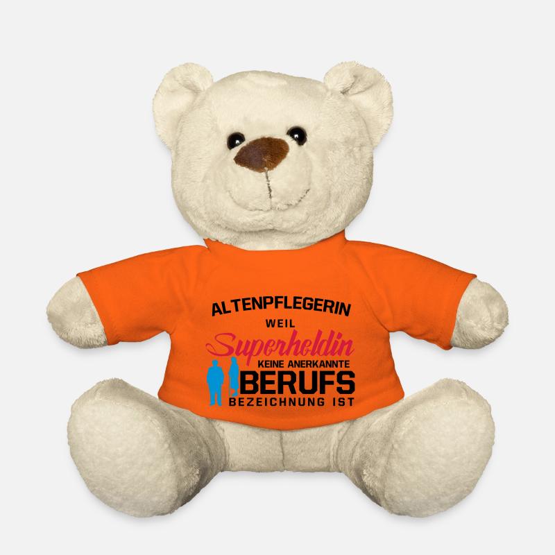 Altenpflegerin - Teddy - Goldorange