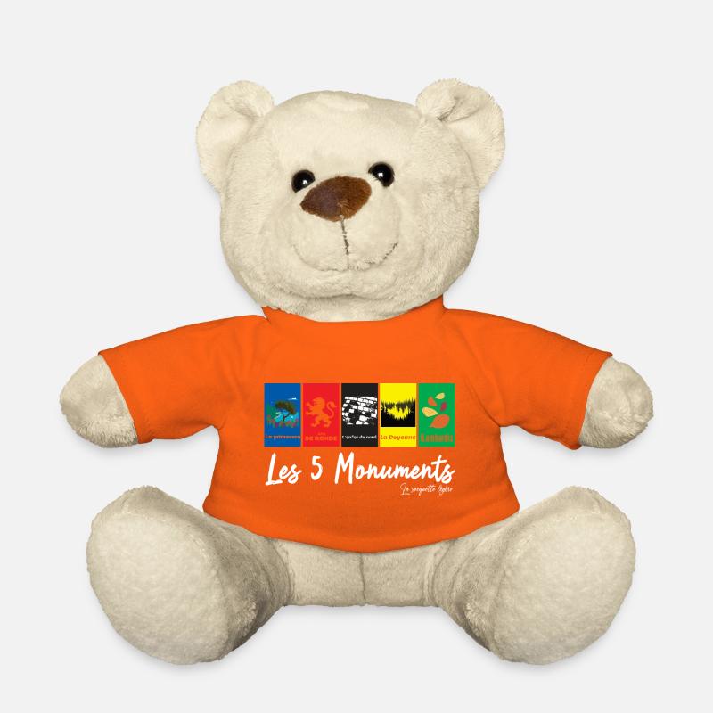 Die 5 Monumente - Radrennen - Teddy - Goldorange