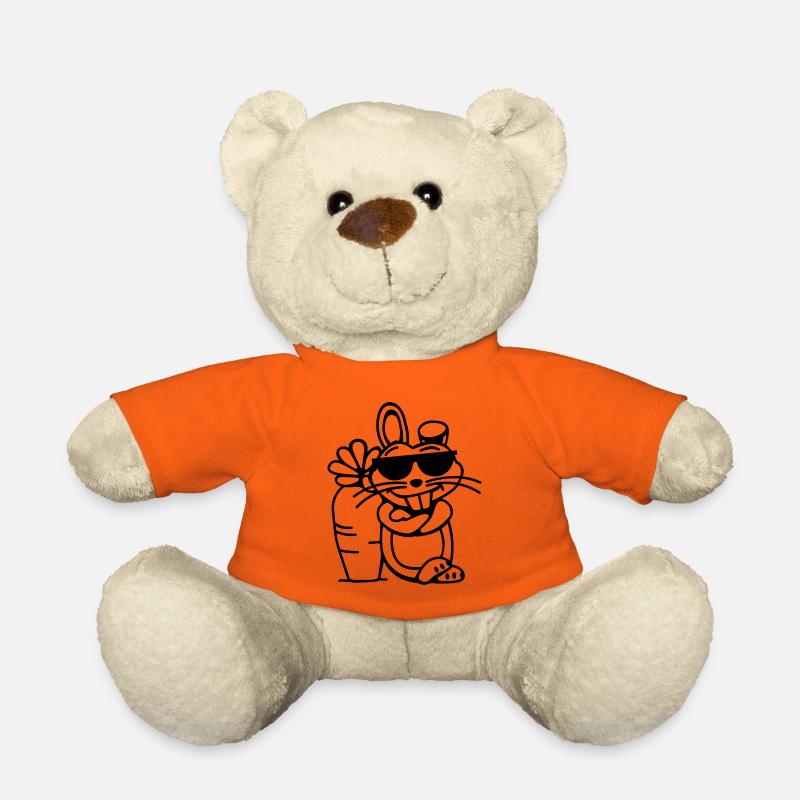 Cooler Hase (vec) - Teddy - Goldorange