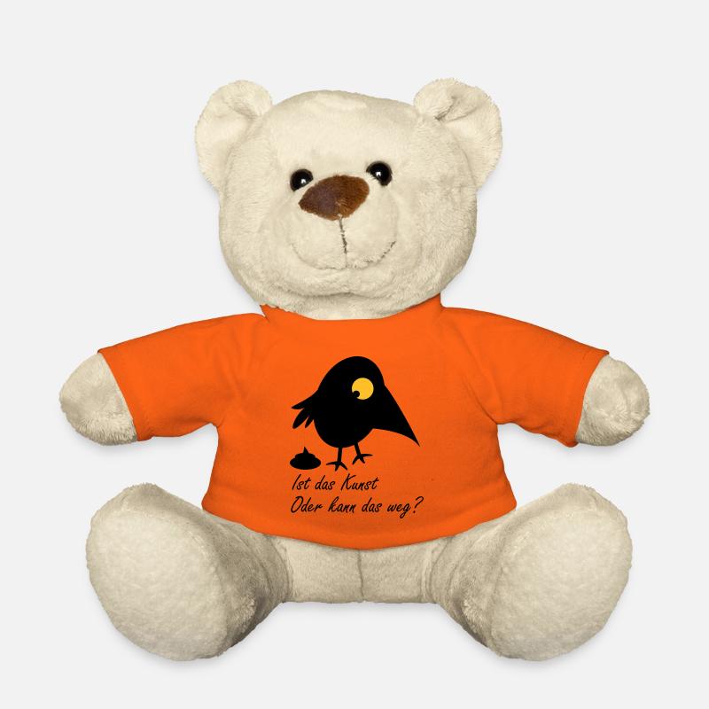 Ist das Kunst - Teddy - Goldorange