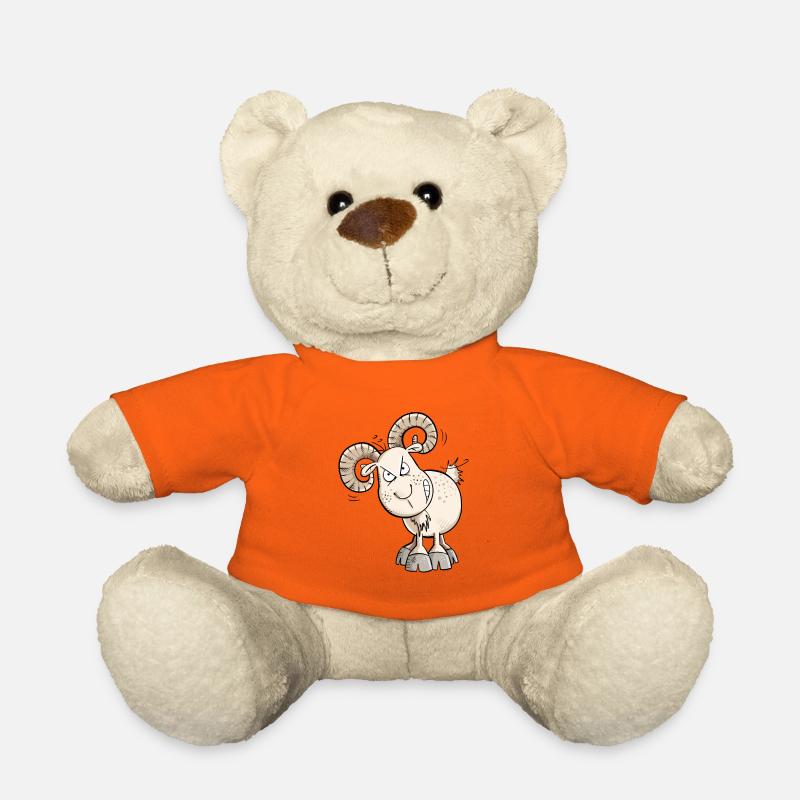 Kein Bock Widder I Schaf I Ziegen Bock I Ziege - Teddy - Goldorange
