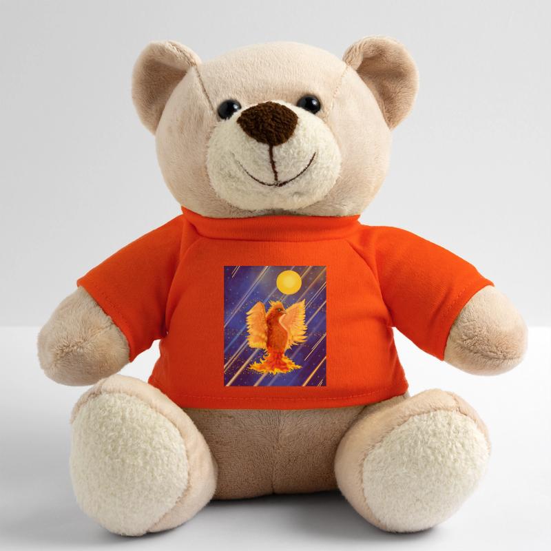 Kosmisch leuchtender Feuervogel: Cyber-Semurg Teddy