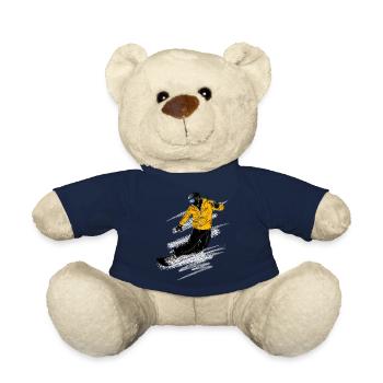 Snowboarders - Teddy Bear - french navy - Front