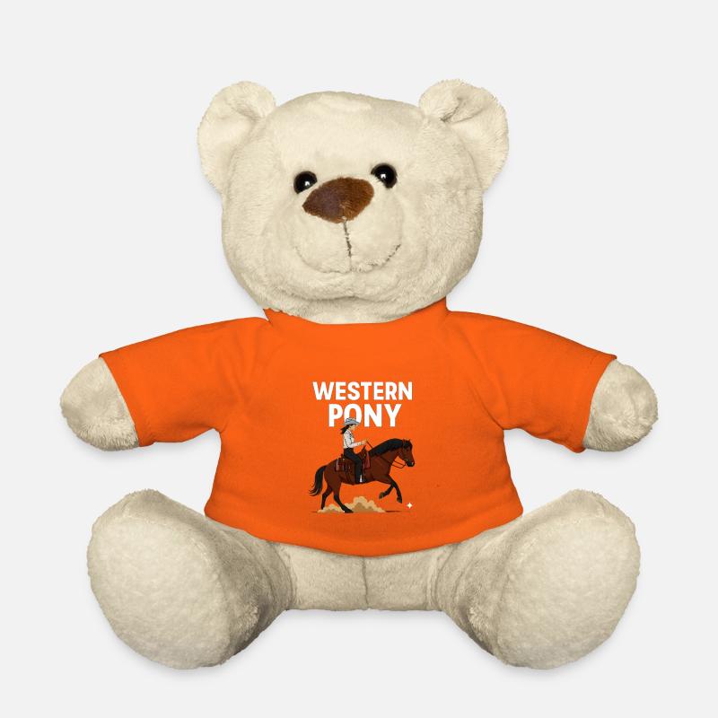 Western Pony Reiter - Teddy - Goldorange