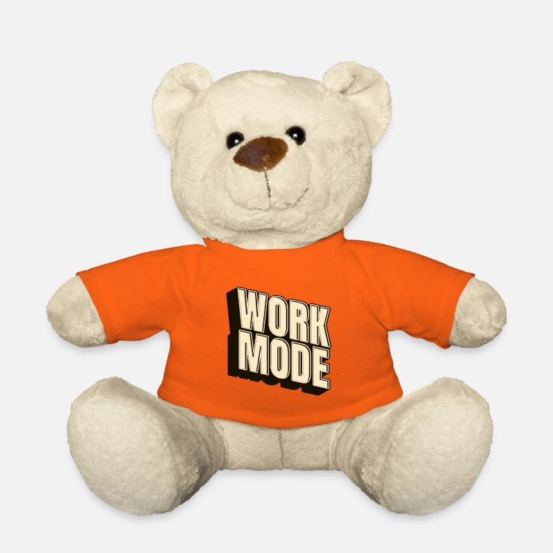 Work Mode – Minimal Work & Job Shirt - Teddy - Goldorange