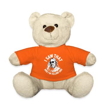  I Saw That And Im Telling Dad Jesus Humor - Teddy - Goldorange - Vorne