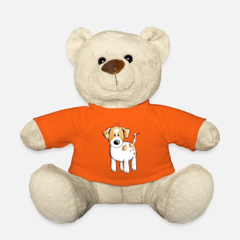 Lustiger Jack Russell Hund Comic - Teddy - Goldorange