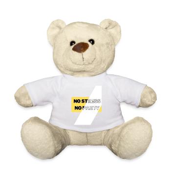 Kein Stress, keine Party - Teddy - Goldorange - Vorne