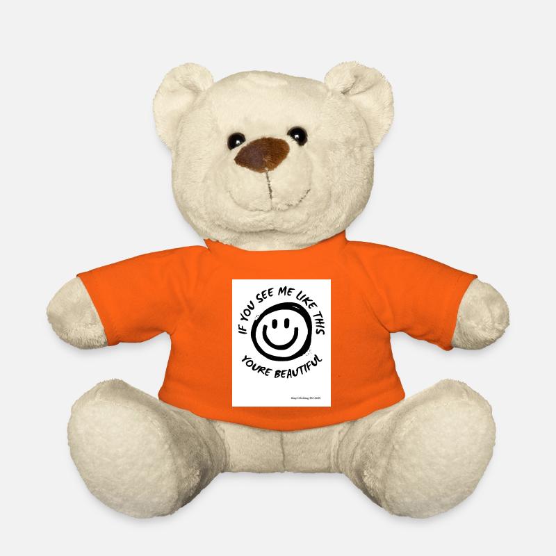 Vous êtes belle - Nounours - orange doré
