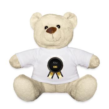 Earn Your Victory – Champion Award | Motivation Ba - Teddy Bear - golden orange - Front